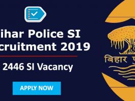 Bihar Police Daroga Recruitment 2019