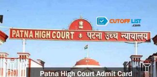 Patna High Court admit card