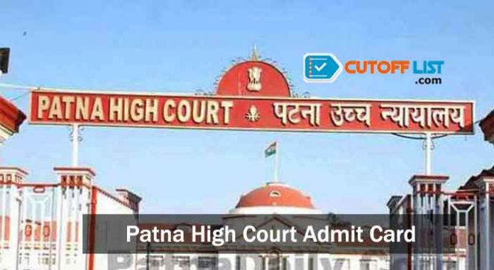 Patna High Court admit card