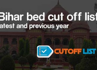 Bihar Bed Cut off